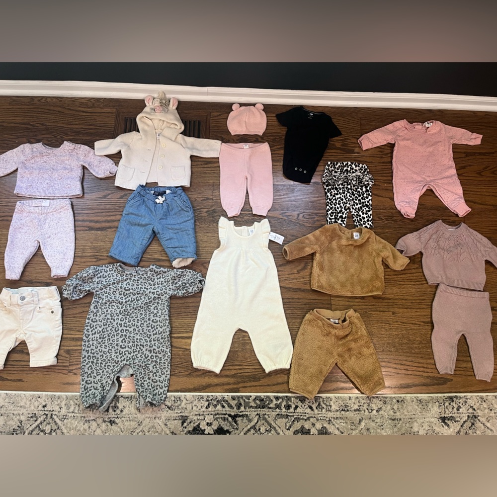 Baby 0-3M warm outfit Bundle